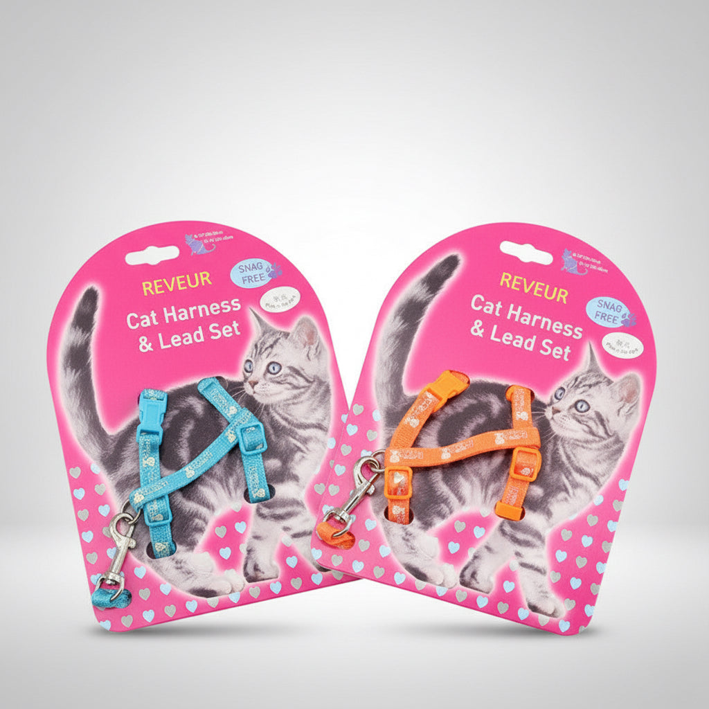 Reflective Cat Chest Strap for Night Safety
