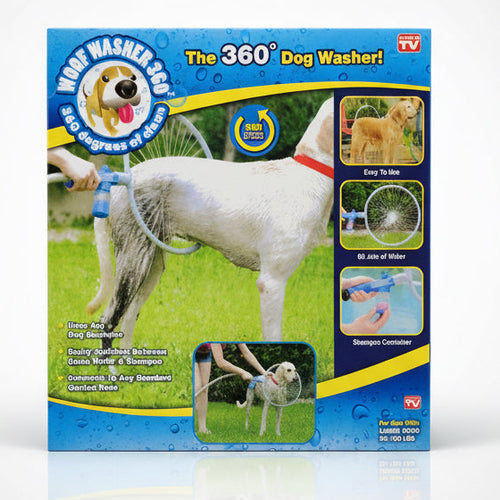 Dog Shower Bathing Ring with Circular Water Gun