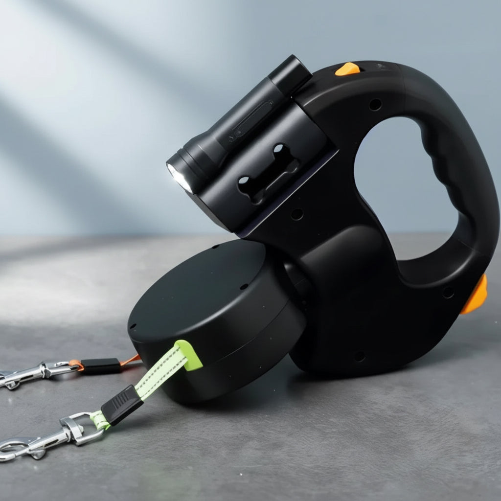 Auto Double Dog Leash