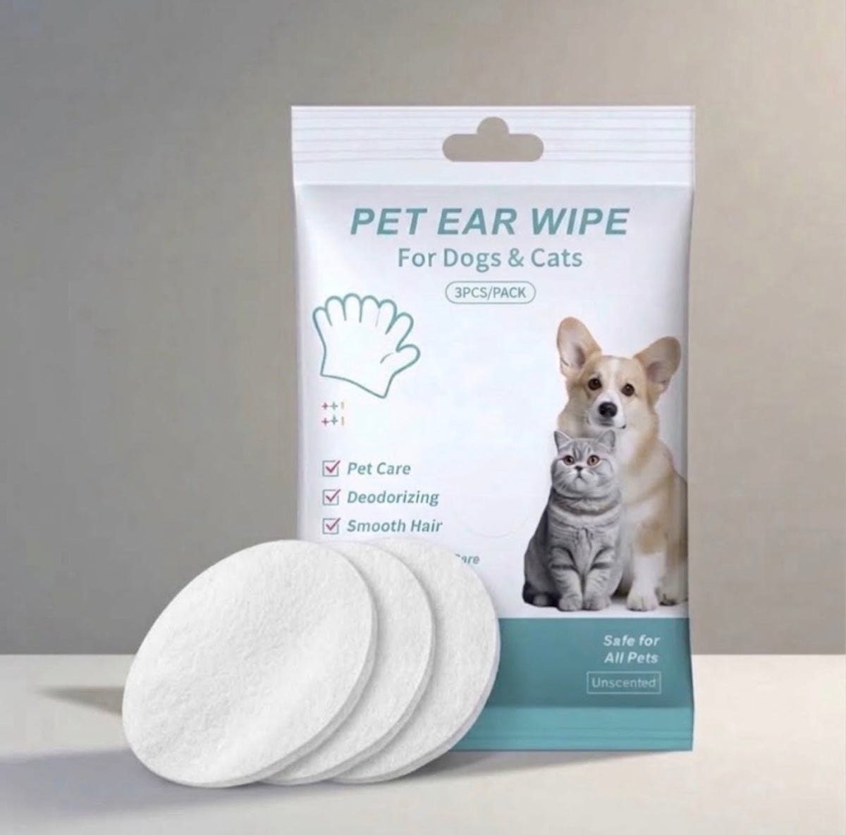 Pet Cleaning Gloves & Wipes